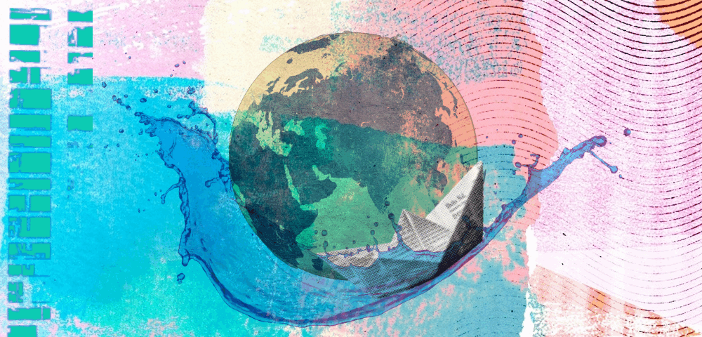 decorative collage