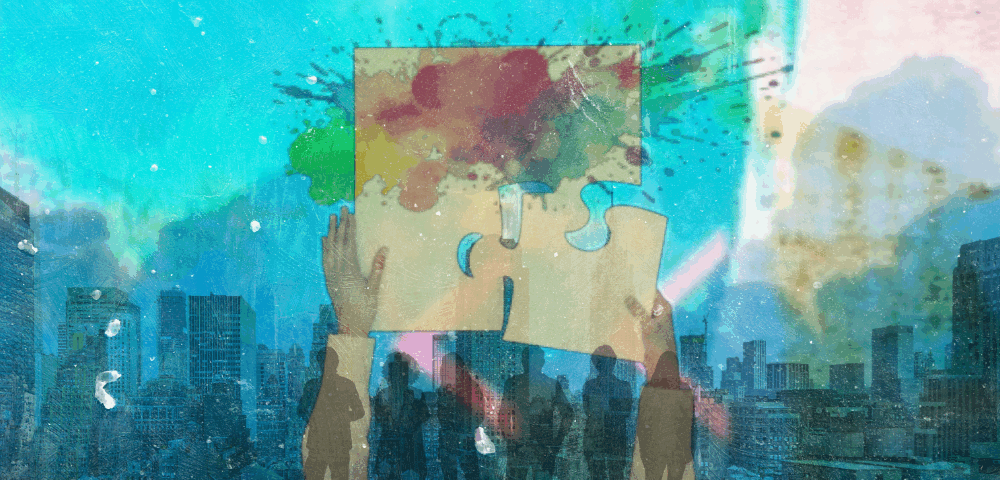 decorative collage