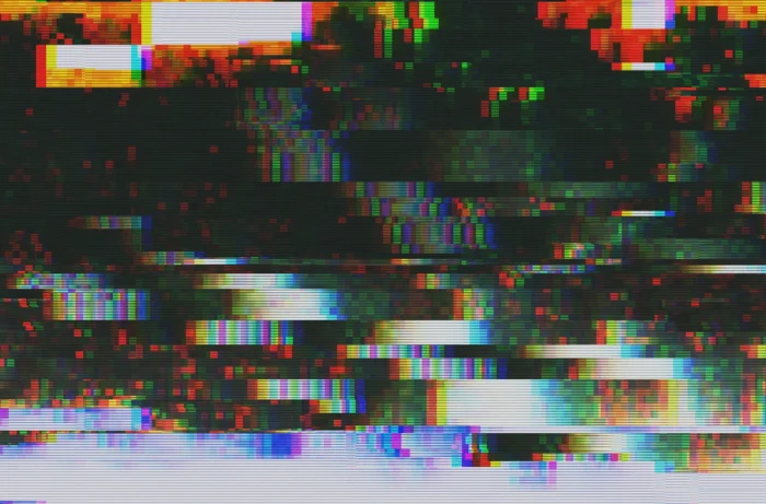 pixilated digital collage