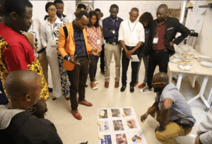 Participants working together at a WACSI workshop