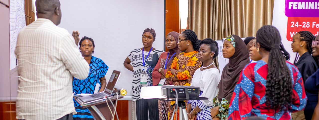 Working group discussion of WACSI participants