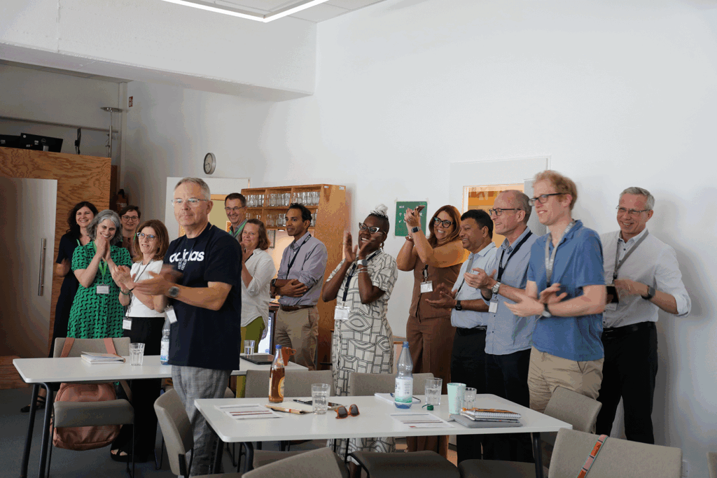 Leading Together participants involved in an ice-breaker exercise