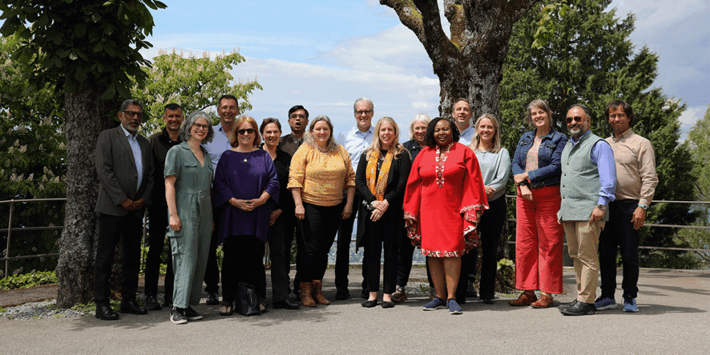 Group photo of attendees at Vision Works, in Caux Switzerland, May 2025